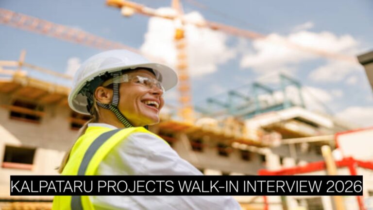 Kalpataru Projects Walk-In Interview 2026: Structural & Formwork Design Engineer Jobs for High-Rise Buildings in Thane