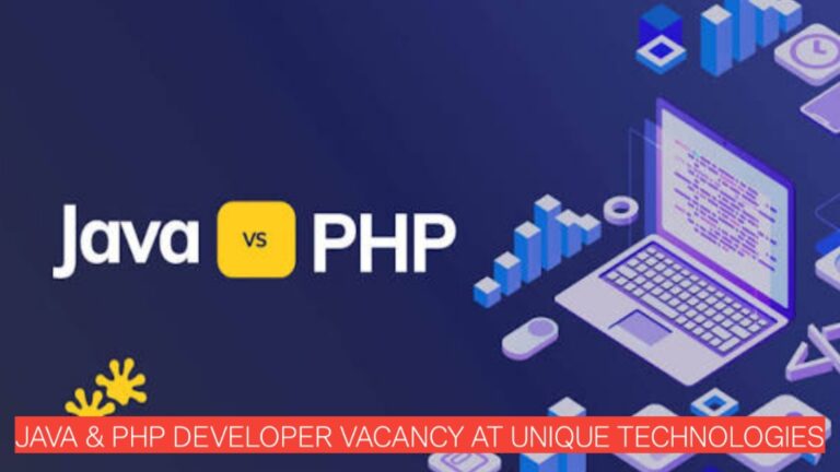 Noida IT Jobs 2026 | Java & PHP Developer Vacancy at Unique Technologies