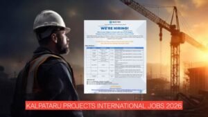 Kalpataru Projects International Jobs 2026: Latest UAE Water Division Recruitment