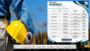 HOG Projects Recruitment 2026: Site Engineer, QA/QC & Billing Engineer Vacancies