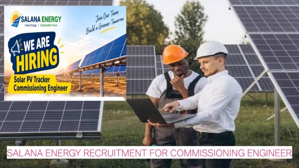 Solar Tracker Jobs in Gujarat 2026: Salana Energy Recruitment for Commissioning Engineer