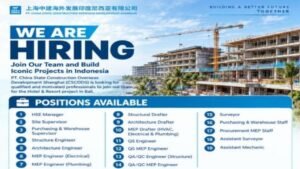 CSCODS Recruitment 2026: 19 Construction Jobs in Bali, Indonesia | Engineers, HSE Manager, Drafter & Surveyor Vacancies